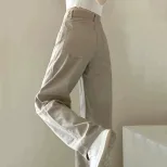 欧洲站牛仔裤女2023春季新款韩版学生高腰垂感腿粗直筒阔腿长裤潮