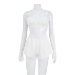 Silk Like Camisole and Shorts Set Sexy Sweet Cool Ruffled Edge Perfect for Sleepwear or Loungewe