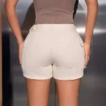High Waisted Denim Shorts Casual Versatile Fashionable Summer Wear for Women Wholesale Available