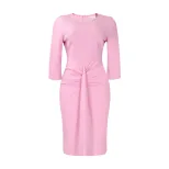 Plus Size African Dress Stylish Fitted Midi Length 5 Point Sleeve Elegant for Work or Casual Eve