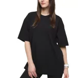 Womens Loose Fit Solid Color T Shirt 100 Cotton Short Sleeve Versatile Style Spring Summer Colle