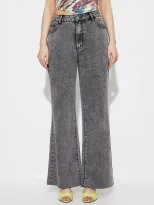 High Waisted Wide Leg Jeans Loose Fit Straight Cut Durable Denim Casual Wear for Women Ready to