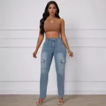 High Stretch Skinny Jeans Slim Fit Casual Style Versatile for Everyday Wear Wholesale Available