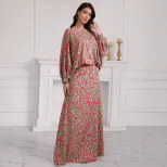 Plus Size Floral Dress Set Elegant Design Comfortable Fabric Versatile Style Perfect for Casual