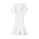 Off Shoulder Lace Mermaid Dress Elegant Design Summer Style Perfect for Parties Wholesale Availa