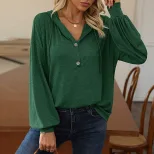 Womens Loose Fit Hooded Sweatshirt Long Sleeve Casual Style Comfortable Fabric Autumn Winter Col