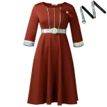Elegant Womens African Dress Round Neck Color Block Design Fashionable Style Perfect for Parties