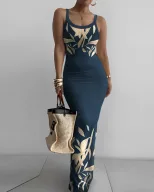 White Bodycon Maxi Dress Summer Collection Sleeveless Elegant Fit Perfect for Parties and Events