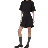 Womens Short Sleeve T Shirt Solid Color Y2K Style Cotton Fabric Casual Spring Summer Wear Wholes
