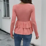 Casual Womens T Shirt Slim Fit Stylish Versatile Spring Summer Collection Wholesale Available