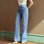 Slim Fit Casual Womens Denim Jeans Stretch Fabric Versatile Style Flattering Design Wholesale Av