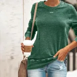 Casual Long Sleeve Hoodie Comfortable Fabric Trendy Design Versatile Style Perfect for Everyday