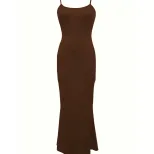 Slim Fit Bodycon Cami Dress Sexy Minimalist Design Waist Defining Comfortable Fabric Perfect for