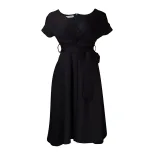 Plus Size African Womens Evening Dress Short Sleeve V Neck Off Shoulder Flared Hem Elegant Party