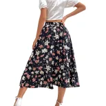 Floral Print Maxi Skirt Slimming Fit Casual Style Vacation Wear Wholesale Available OEM ODM serv