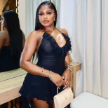 Elegant Backless Mini Dress Sexy Bodycon Silhouette V Neck Halter Neck Waist Cinching Perfect fo