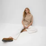 Cotton Pleated T Shirt Soft Loose Fit Round Neck Casual Everyday Wear Wholesale Available fast s
