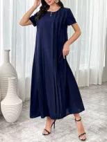 Al Najma Women s Solid Color Minimalist Everyday Short Sleev