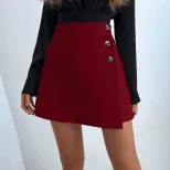 High Waist A Line Bodycon Dress Sexy Black Trendy Design Perfect for Parties or Night Out Ready