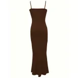Slim Fit Bodycon Cami Dress Sexy Minimalist Design Waist Defining Comfortable Fabric Perfect for
