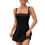 Y2K Satin Slip Dress Sexy Short Skirt Party Style Elegant Design Wholesale Available private lab