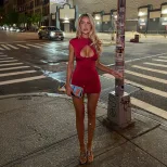 Summer Womens Bodycon Dress Solid Color Hollow Out Design Sexy Style Perfect for Parties and Nig