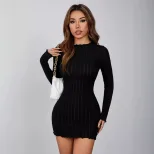 Bodycon Mini Dress Sexy Simple Slim Fit Spring Summer Casual Wear Wholesale Available customizab