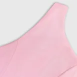 Womens Summer Sleeveless T Shirt Solid Color Back Tie Design Waist Cinching Casual Fashion Top W