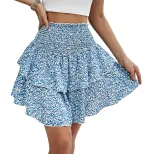 Floral Print A Line Skirt Slim Fit Short Length Summer Style Perfect for Casual Outings Wholesal