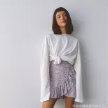Womens Long Sleeve T Shirt Solid Color Loose Fit Casual Style 100 Cotton Spring Fall Wear Wholes