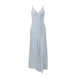 Elegant Floral Maxi Dress V Neck Sleeveless Summer Style Perfect for Vacation or Casual Outings Wholesale Availa