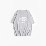 Womens Summer Graphic T Shirt Loose Fit Round Neck Short Sleeve 100 Cotton Casual Everyday Wear
