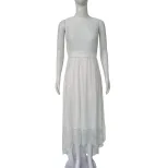 Plus Size Lace Panel High Low Dress Elegant Sexy Design for Parties Available in Various Colors