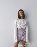 Womens Long Sleeve T Shirt Solid Color Loose Fit Casual Style 100 Cotton Spring Fall Wear Wholes