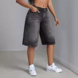 Wide Leg Denim Pants Trendy Street Style Casual Wear for Women Wholesale Available customizable