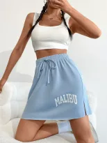 Casual Summer Midi Skirt Elastic Waist Versatile Style Comfortable Fit Perfect for Everyday Wear