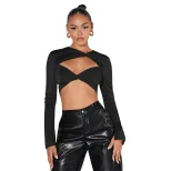 Womens Trendy Short Sleeve T Shirt Unique Design Slim Fit Spring Summer Style Wholesale Availabl
