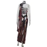 Elegant Floral Print Strapless Maxi Dress Sexy Open Back Slim Fit Spring Fashion Perfect for Par