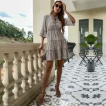 Fashionable Short Ruffle Hem Bodycon Dress for Women Elegant Style Perfect for Parties and Event