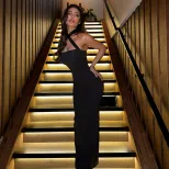 Bodycon Maxi Dress Sexy Cross Back Design Solid Color Elegant Fit Perfect for Parties and Evenin