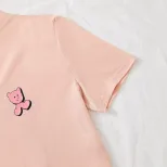 Casual Cropped T Shirt Letter Print Stylish Comfortable Fabric Trendy Everyday Wear Wholesale Av