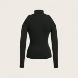 Elegant Womens T Shirt Unique Off Shoulder Design Spring Summer Style Soft Fabric Available in V