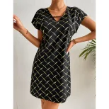 Casual Vacation Dress Waist Defining Slim Fit Elegant Style Perfect for Summer Outings Wholesale