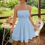 French Inspired Bodycon Dress Off Shoulder Neckline Short Length Soft Fabric Elegant Evening Wea