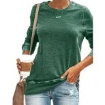 Casual Long Sleeve Hoodie Comfortable Fabric Trendy Design Versatile Style Perfect for Everyday