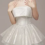 Off Shoulder Bodycon Dress Elegant Short Length Chic Design Perfect for Parties and Formal Event