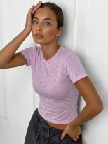 Womens Long Sleeve Snowflake Pattern T Shirt Lightweight Loose Fit Round Neck Summer Casual Wear
