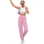 Womens Loose Fit Straight Leg Denim Pants Casual Style 3 4 Length Trendy Design Ideal for Everyd