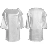 Plus Size Fashion Dress Loose Fit Puff Sleeves Stylish Design Autumn Wear for Moms Wholesale Ava