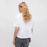 Cotton Pleated T Shirt Soft Loose Fit Round Neck Casual Everyday Wear Wholesale Available fast s